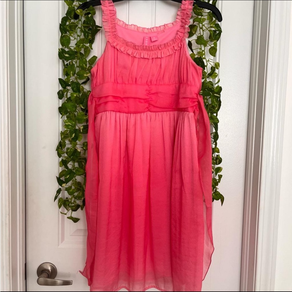 Pink Flowy Dress